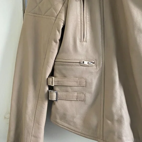 Leather Bomber Jacket - Comptoir Des Cotonniers - Picture 5 of 6